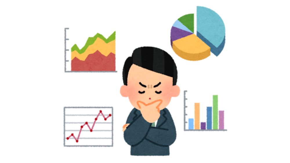 分析思考をする男性
