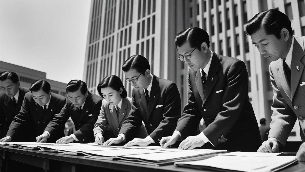 国交省職員が書類等について、立入検査をしている