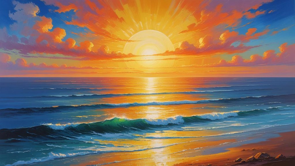 今後の明るい未来を象徴するイメージの様子